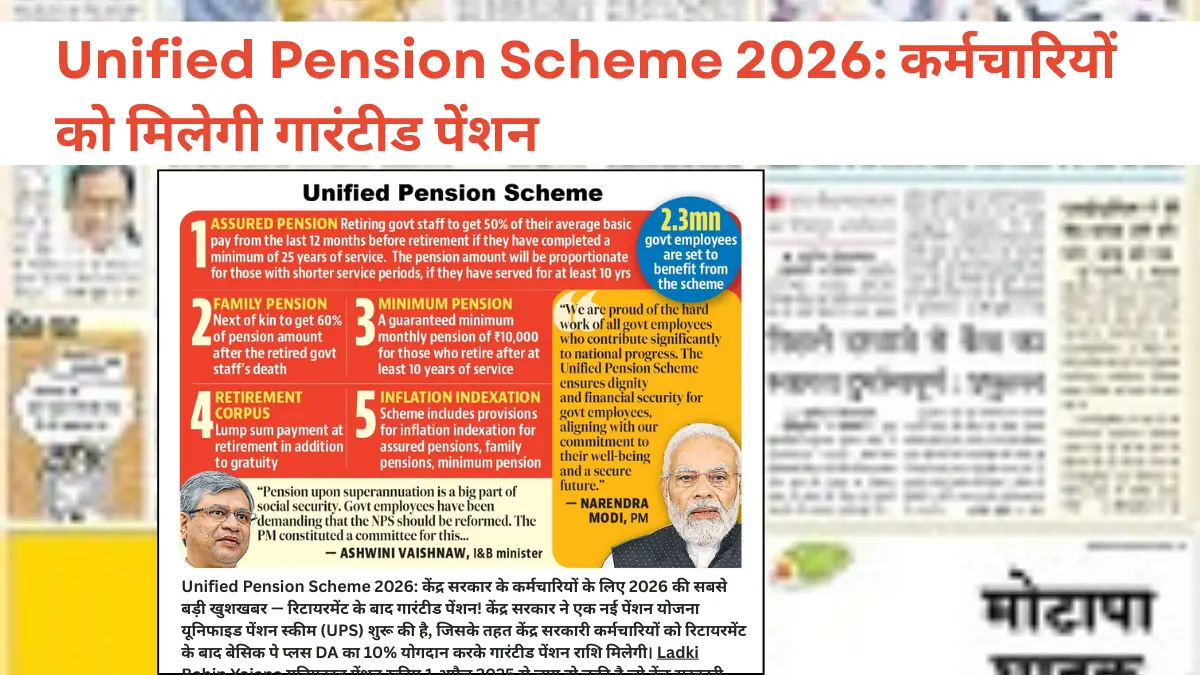 Unified pension scheme details
