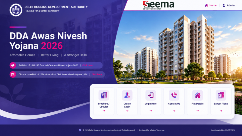 DDA Awas Nivesh Yojana 2026