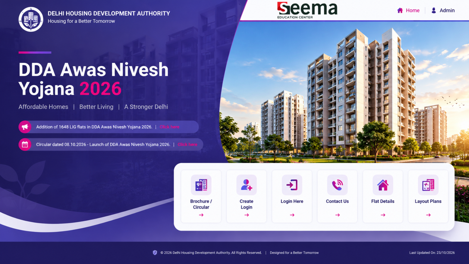 DDA Awas Nivesh Yojana 2026