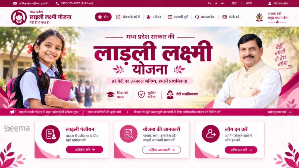 Ladli Laxmi Yojna 2026: ऑनलाइन आवेदन कैसे करें? जानें पूरी प्रक्रिया